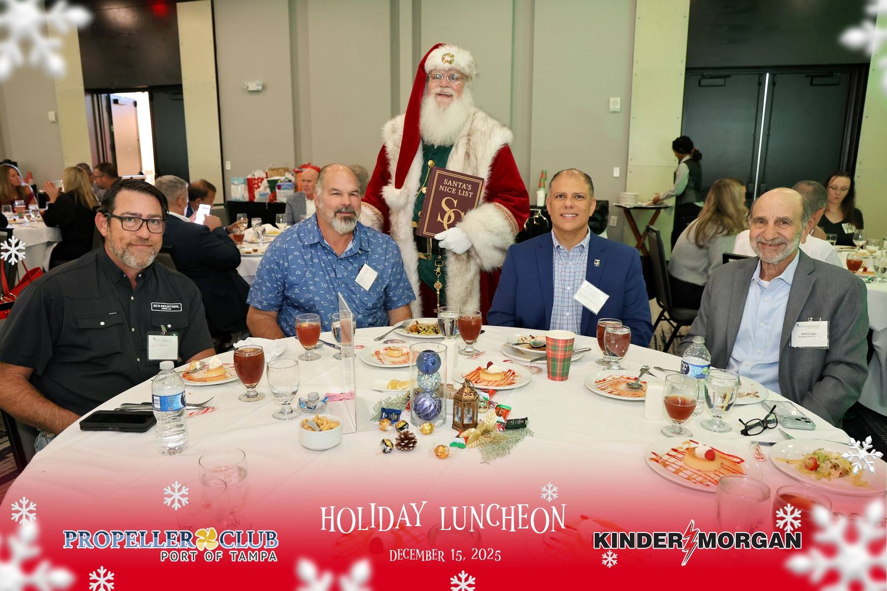 GCS Industrial Group team at the Propeller Club Port of Tampa Holiday Luncheon — December 15, 2025