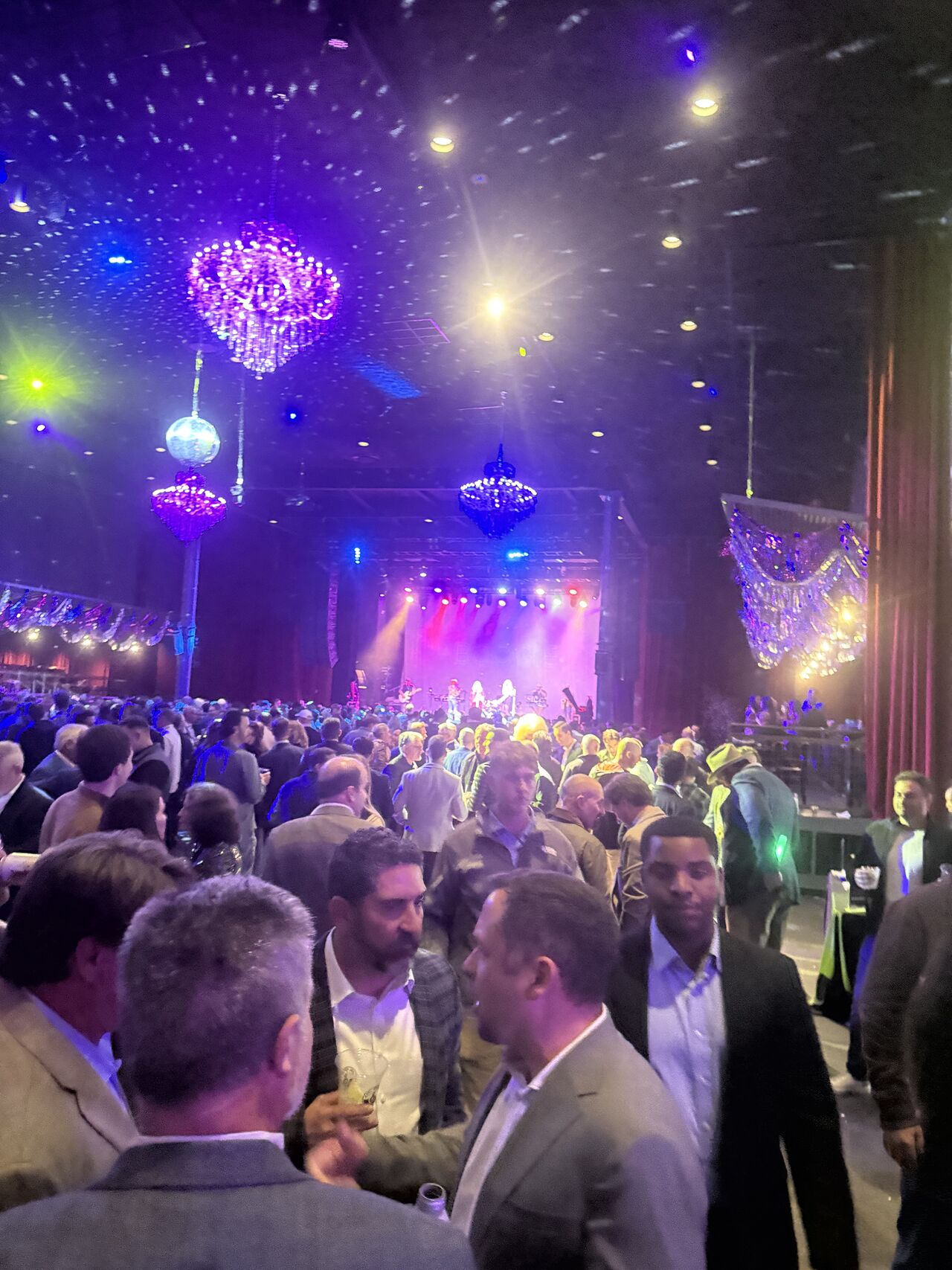 WorkBoat Show 2025 industry networking gala — packed venue in New Orleans with live music